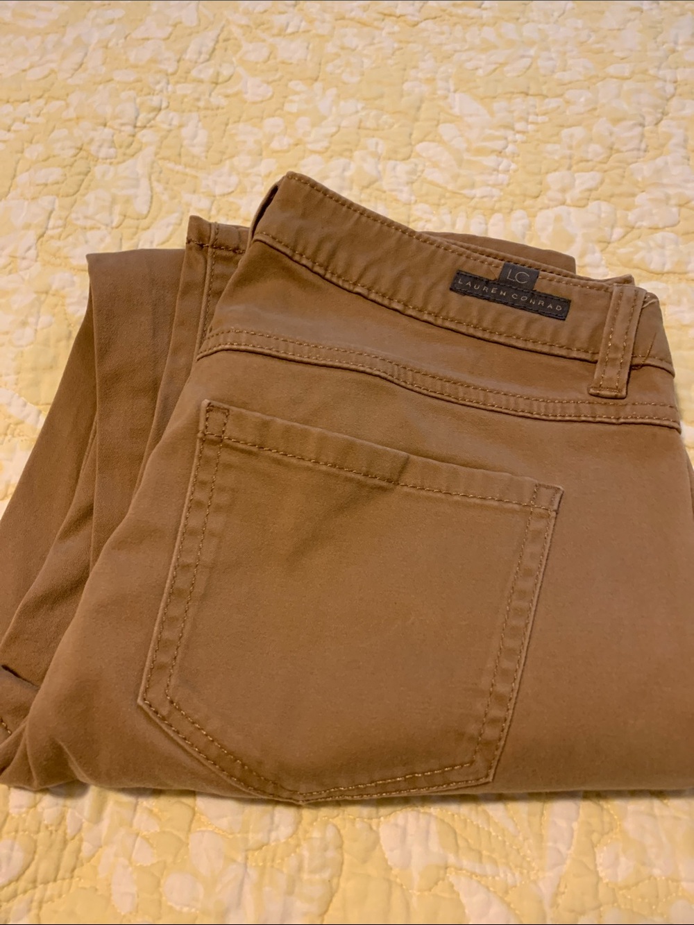 LC Lauren Conrad Skinny Jeans - Camel Brown